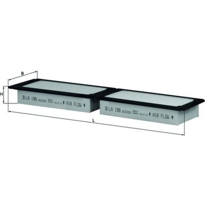 Knecht LA 198 Filter, Innenraumluft