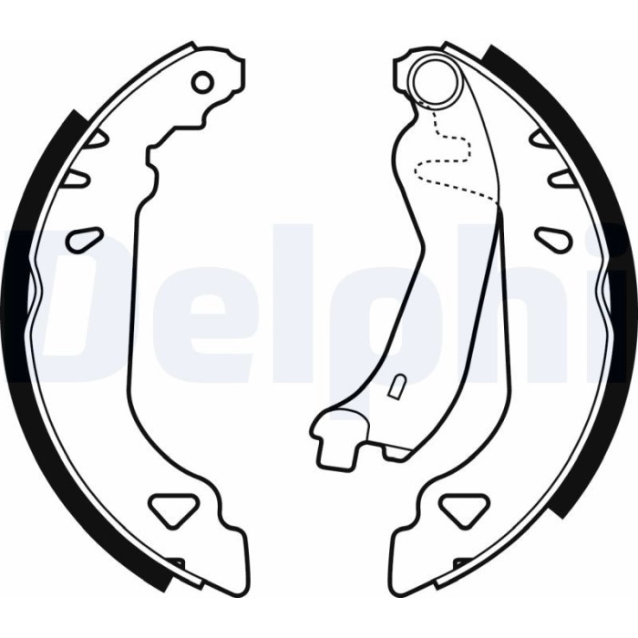 Delphi LS1378 Bremsbackensatz Delphi LS1378 Bremsbackensatz