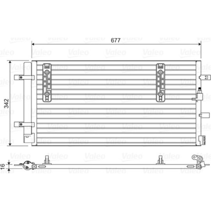 Valeo 814419 Kondensator, Klimaanlage Valeo 814419 Kondensator, Klimaanlage