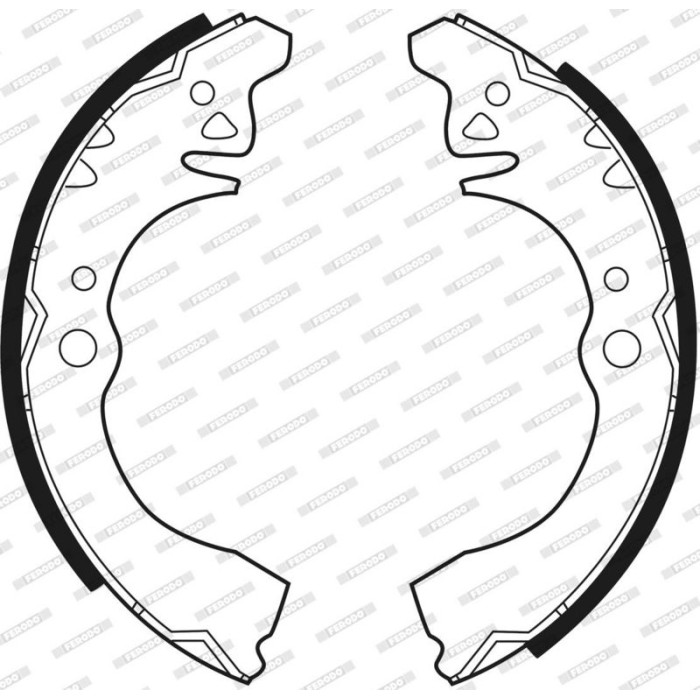 Ferodo FSB314 Bremsbackensatz PREMIER Ferodo FSB314 Bremsbackensatz PREMIER