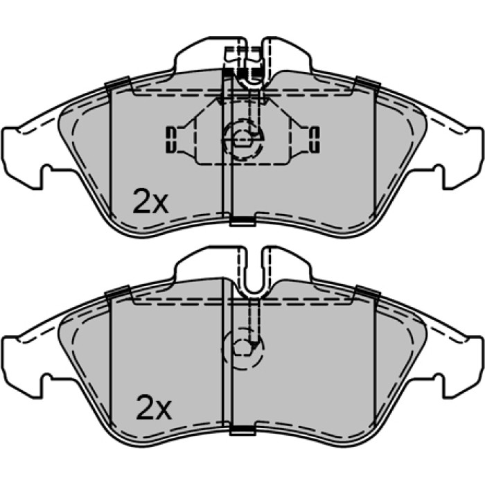 Metzger 1170071 Bremsbelagsatz, Scheibenbremse Metzger 1170071 Bremsbelagsatz, Scheibenbremse