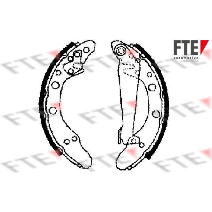 FTE 9100003 Bremsbackensatz FTE 9100003 Bremsbackensatz