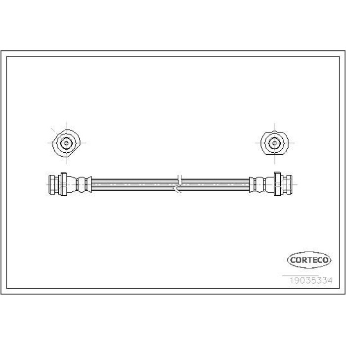 Corteco 19035334 Bremsschlauch
