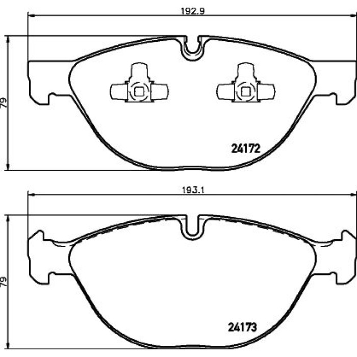 Hella Pagid 8DB 355 012-661 Bremsbelagsatz, Scheibenbremse Hella Pagid 8DB 355 012-661 Bremsbelagsatz, Scheibenbremse