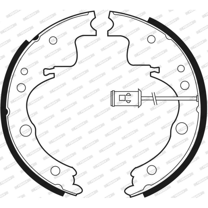 Ferodo FSB407 Bremsbackensatz PREMIER Ferodo FSB407 Bremsbackensatz PREMIER