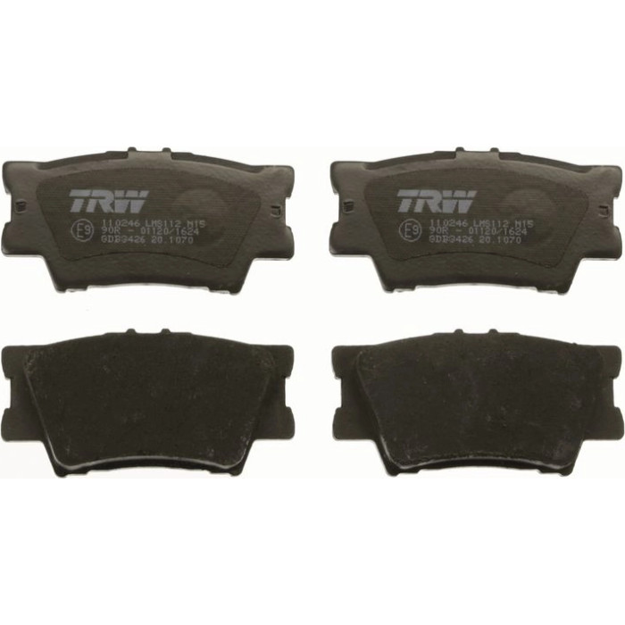 TRW GDB3426 Bremsbelagsatz, Scheibenbremse COTEC