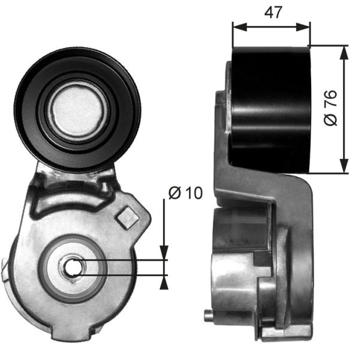 Riemenspanner, Keilrippenriemen T38566 Riemenspanner, Keilrippenriemen T38566