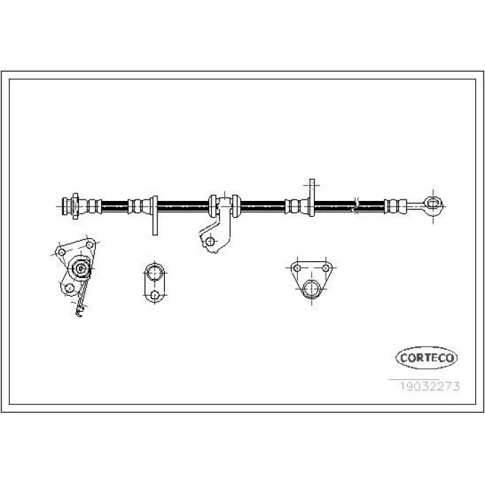 Corteco 19032273 Bremsschlauch Corteco 19032273 Bremsschlauch