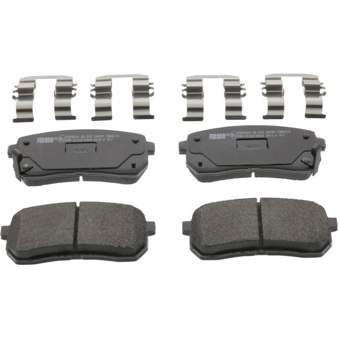 Ferodo FDB4114 Bremsbelagsatz, Scheibenbremse PREMIER ECO FRICTION Ferodo FDB4114 Bremsbelagsatz, Scheibenbremse PREMIER ECO FRICTION
