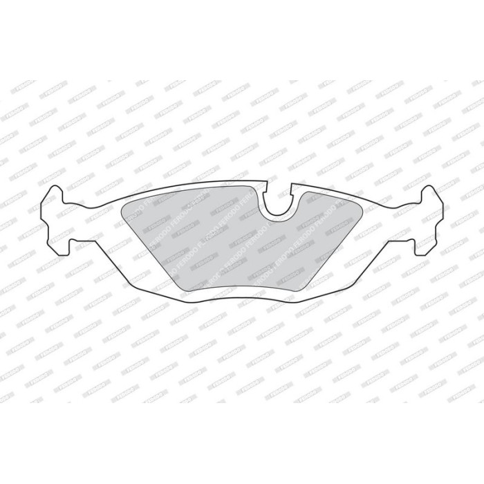 Ferodo FDB296 Bremsbelagsatz, Scheibenbremse PREMIER ECO FRICTION Ferodo FDB296 Bremsbelagsatz, Scheibenbremse PREMIER ECO FRICTION