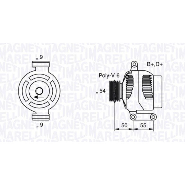 Magneti Marelli 063358061010 Generator