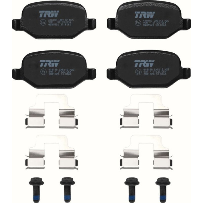 TRW GDB1520 Bremsbelagsatz, Scheibenbremse TRW GDB1520 Bremsbelagsatz, Scheibenbremse