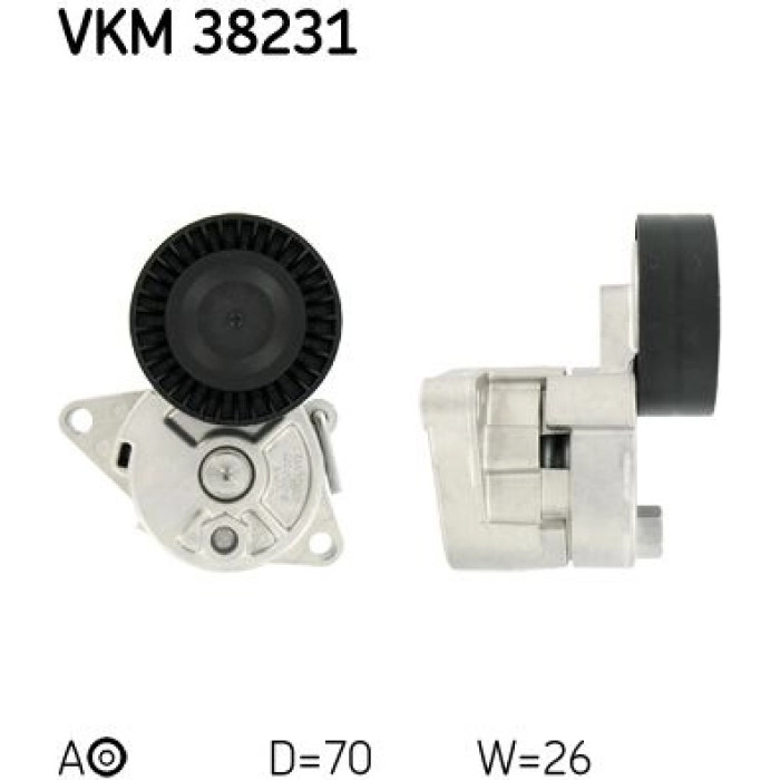 SKF VKM 38231 Spannrolle, Keilrippenriemen