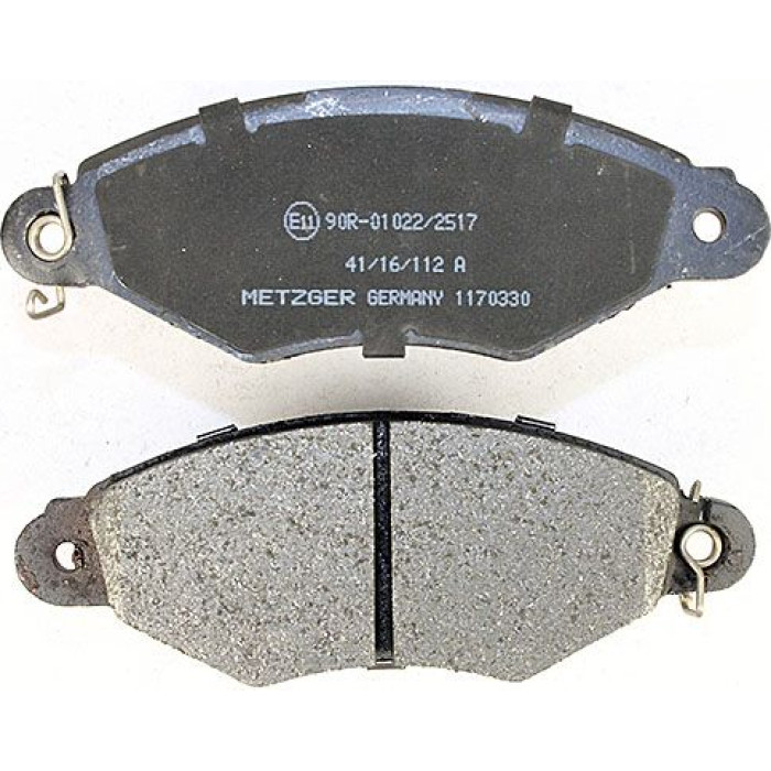 Metzger 1170330 Bremsbelagsatz, Scheibenbremse