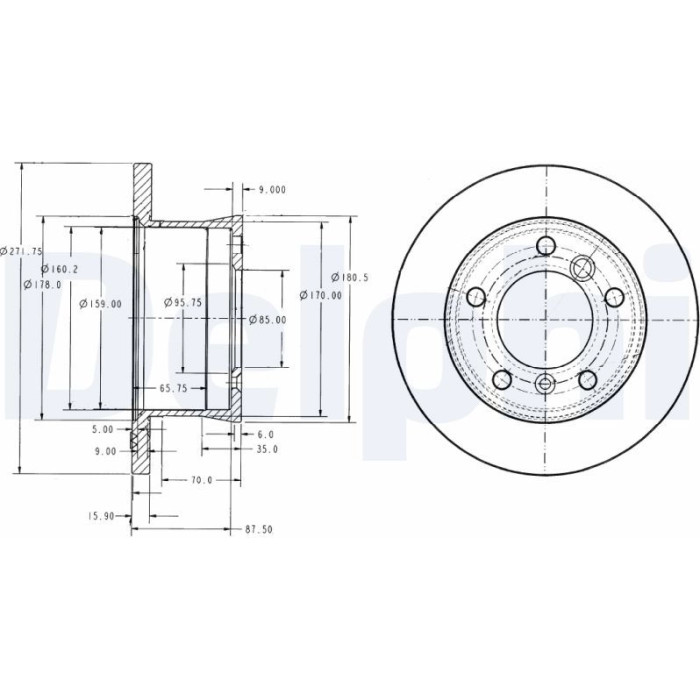 Bremsscheibe BG3237C Bremsscheibe BG3237C