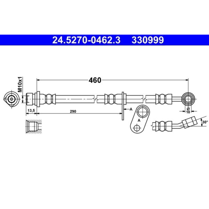 ATE 24.5270-0462.3 Bremsschlauch ATE 24.5270-0462.3 Bremsschlauch