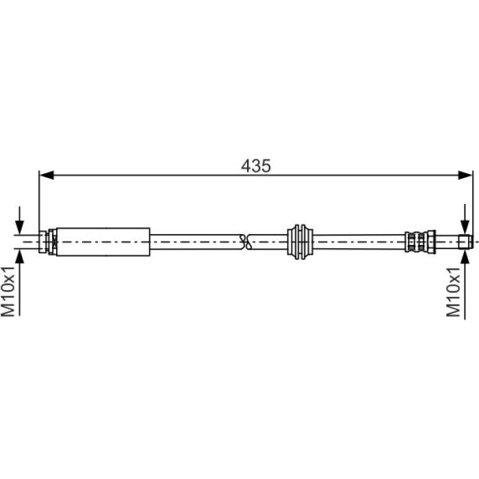 BOSCH 1 987 481 159 Bremsschlauch