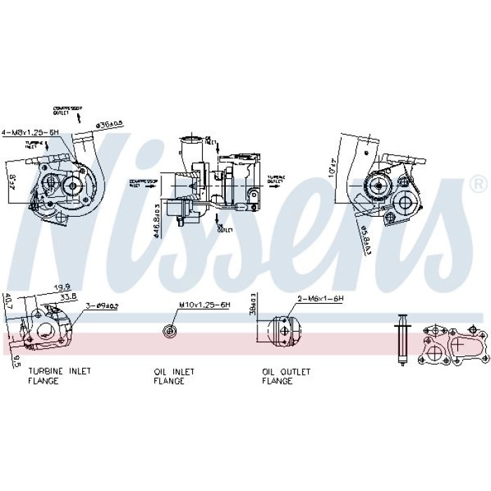 Nissens Turbolader 93148 Nissens Turbolader 93148