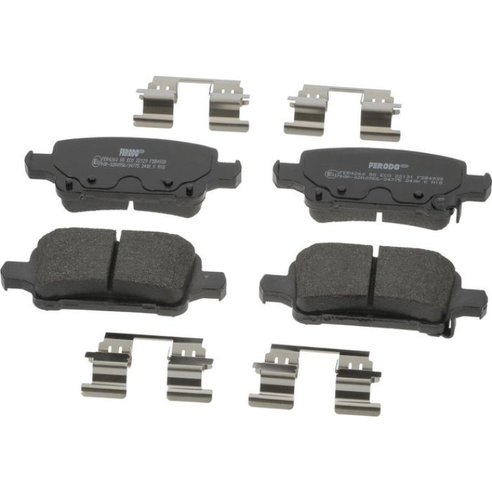 Ferodo FDB4938 Bremsbelagsatz, Scheibenbremse PREMIER ECO FRICTION