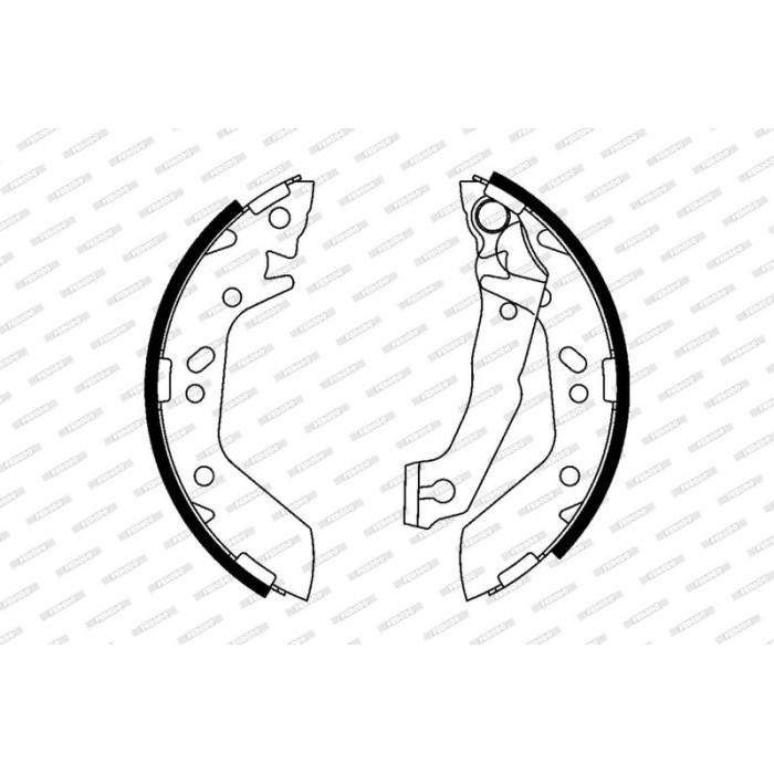 Ferodo FSB606 Bremsbackensatz PREMIER