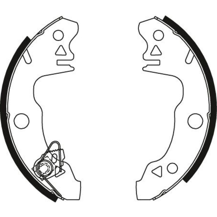 TRW GS8318 Bremsbackensatz TRW GS8318 Bremsbackensatz