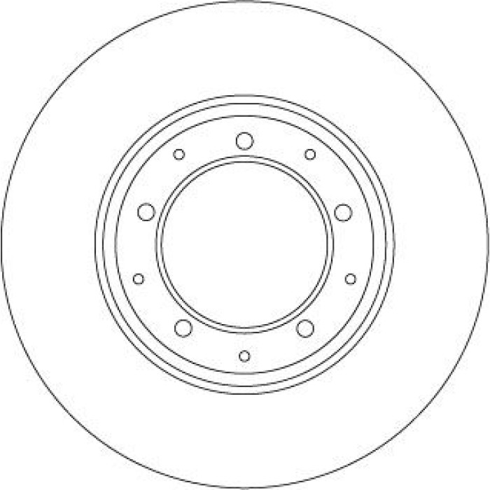 TRW DF6905 Bremsscheibe