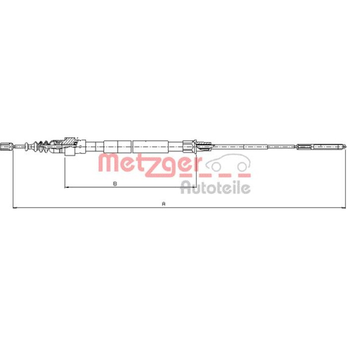 Metzger 10.7492 Seilzug, Feststellbremse