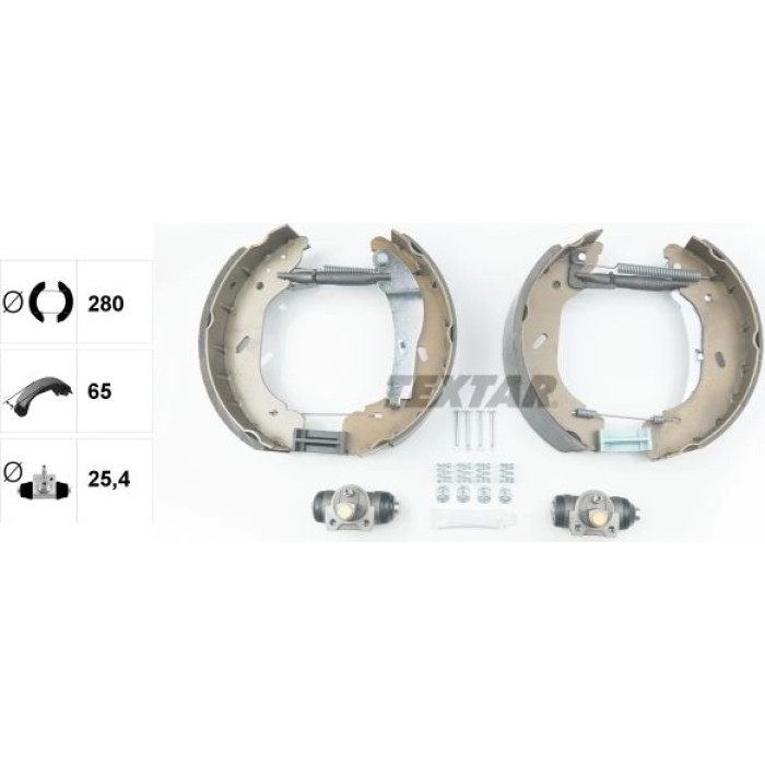 Textar 84058600 Bremsbackensatz Shoe Kit Pro Textar 84058600 Bremsbackensatz Shoe Kit Pro