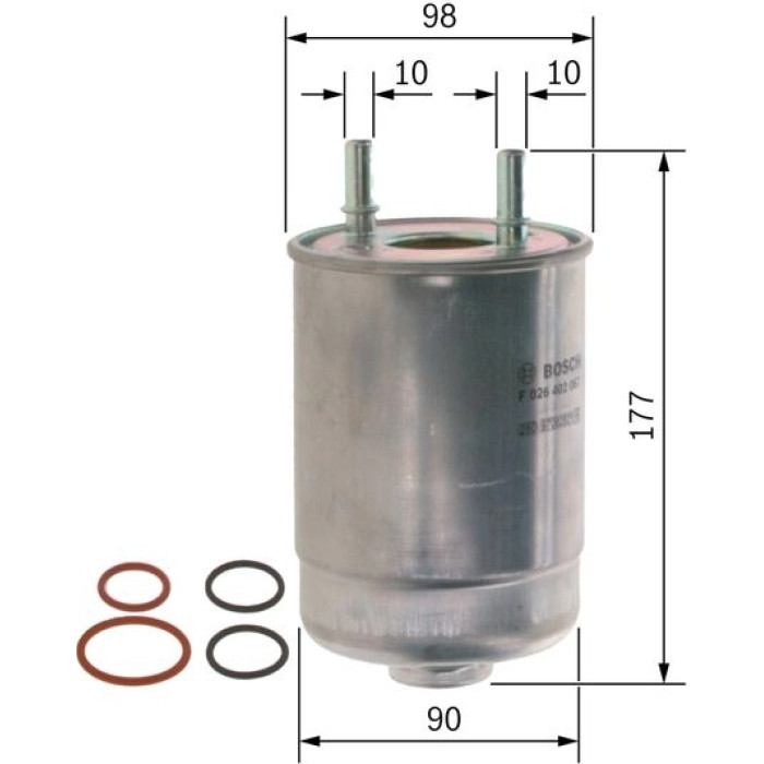 BOSCH F 026 402 067 Kraftstofffilter BOSCH F 026 402 067 Kraftstofffilter