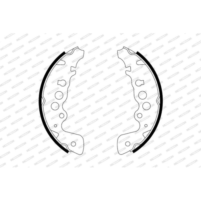 Ferodo FSB578 Bremsbackensatz PREMIER Ferodo FSB578 Bremsbackensatz PREMIER