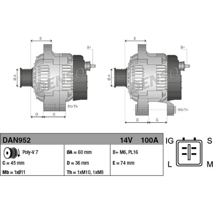 Generator DAN952 Generator DAN952