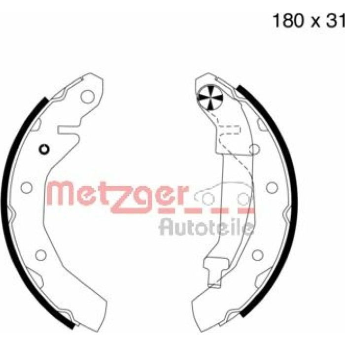 Bremsbackensatz MG 724