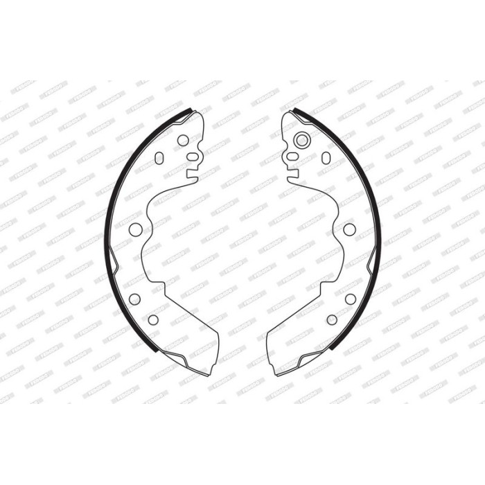 Ferodo FSB471 Bremsbackensatz PREMIER Ferodo FSB471 Bremsbackensatz PREMIER