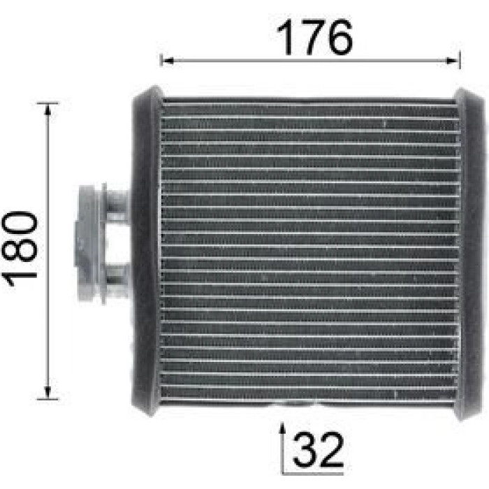 Mahle AH 75 000P Wärmetauscher, Innenraumheizung BEHR Premium Line Mahle AH 75 000P Wärmetauscher, Innenraumheizung BEHR Premium Line