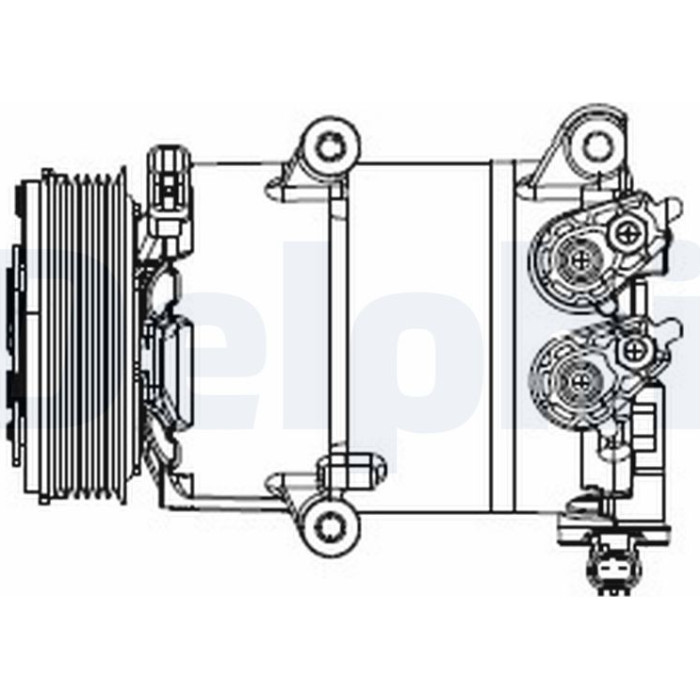 Delphi CS20553 Kompressor, Klimaanlage Delphi CS20553 Kompressor, Klimaanlage