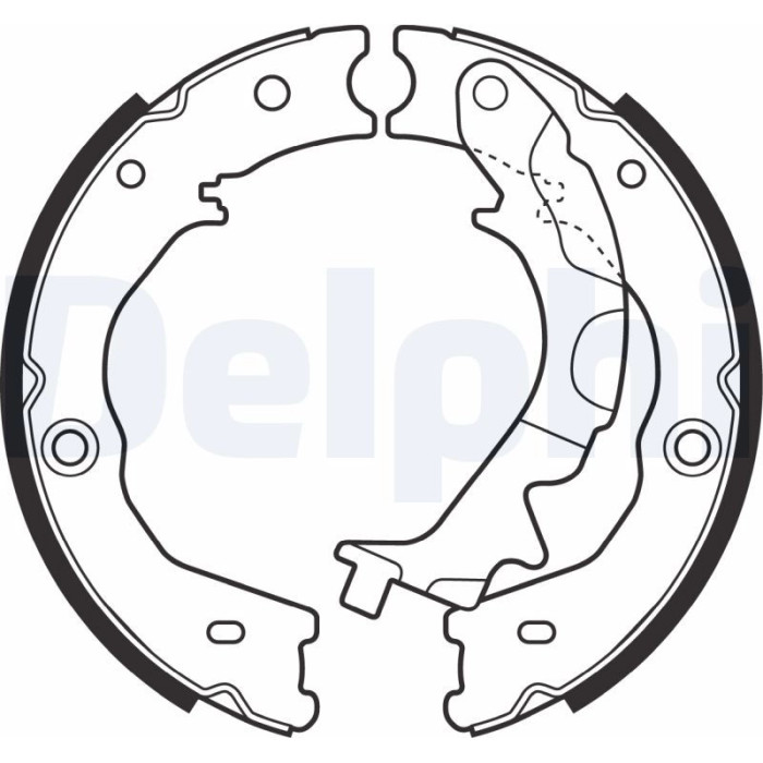 Delphi LS2031 Bremsbackensatz, Feststellbremse Delphi LS2031 Bremsbackensatz, Feststellbremse
