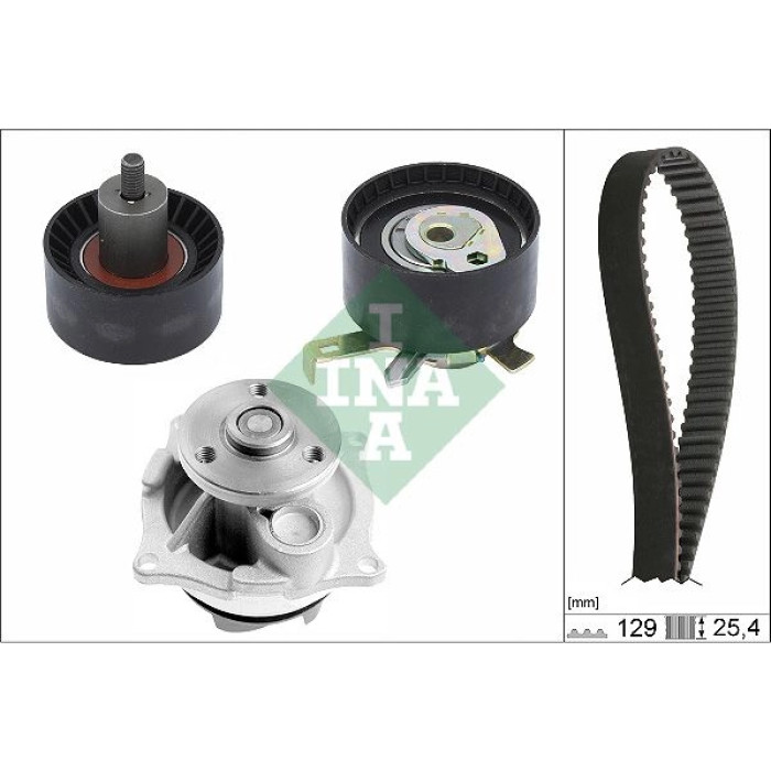 INA 530 0066 30 Wasserpumpe + Zahnriemensatz INA 530 0066 30 Wasserpumpe + Zahnriemensatz