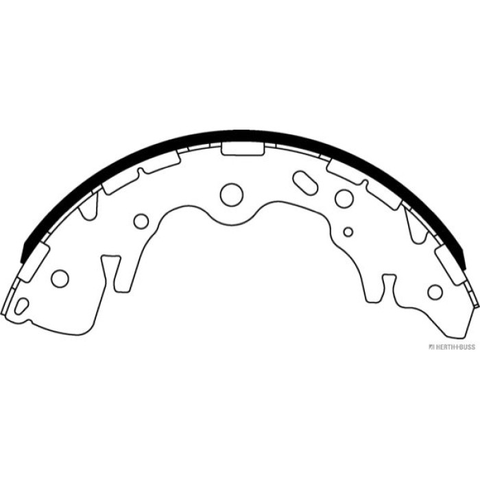 Herth+Buss Jakoparts J3500335 Bremsbackensatz Herth+Buss Jakoparts J3500335 Bremsbackensatz
