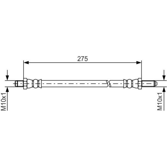 BOSCH 1 987 476 124 Bremsschlauch
