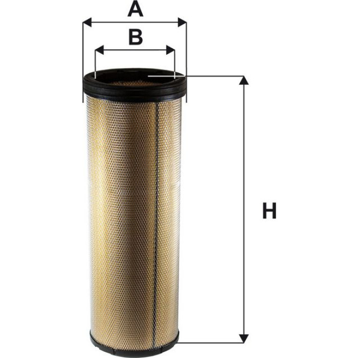 Filtron AM 448/1W Sekundärluftfilter