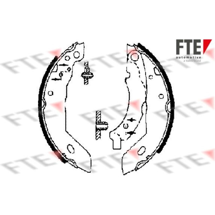 FTE 9100006 Bremsbackensatz FTE 9100006 Bremsbackensatz