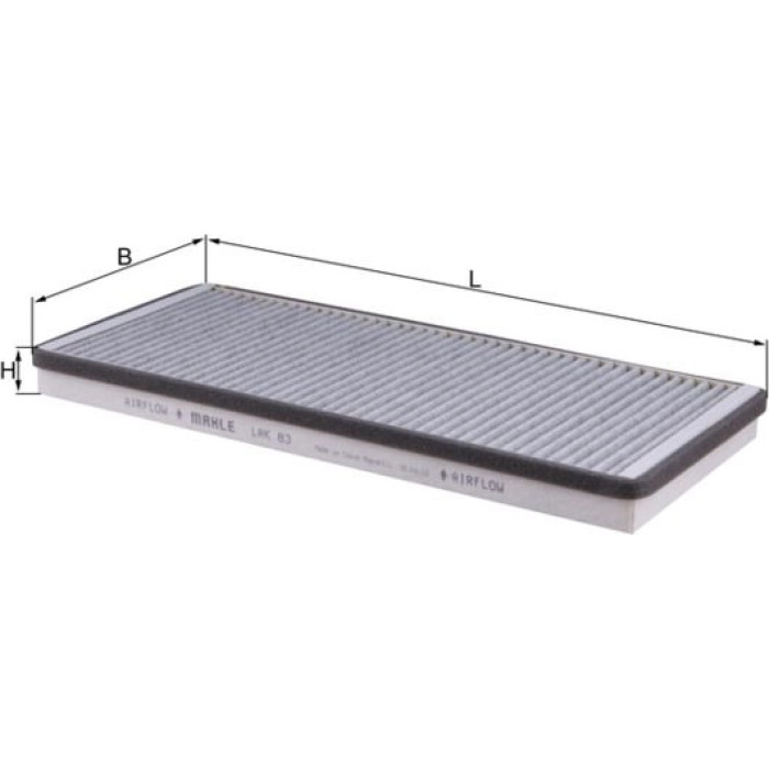 Knecht LAK 83 Filter, Innenraumluft Knecht LAK 83 Filter, Innenraumluft