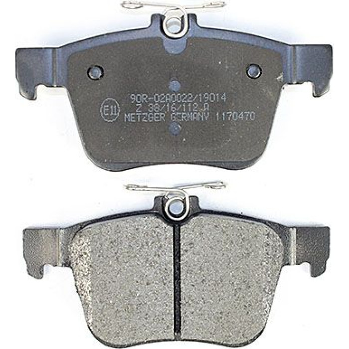Metzger 1170470 Bremsbelagsatz, Scheibenbremse