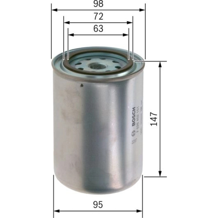 BOSCH F 026 402 151 Kraftstofffilter BOSCH F 026 402 151 Kraftstofffilter