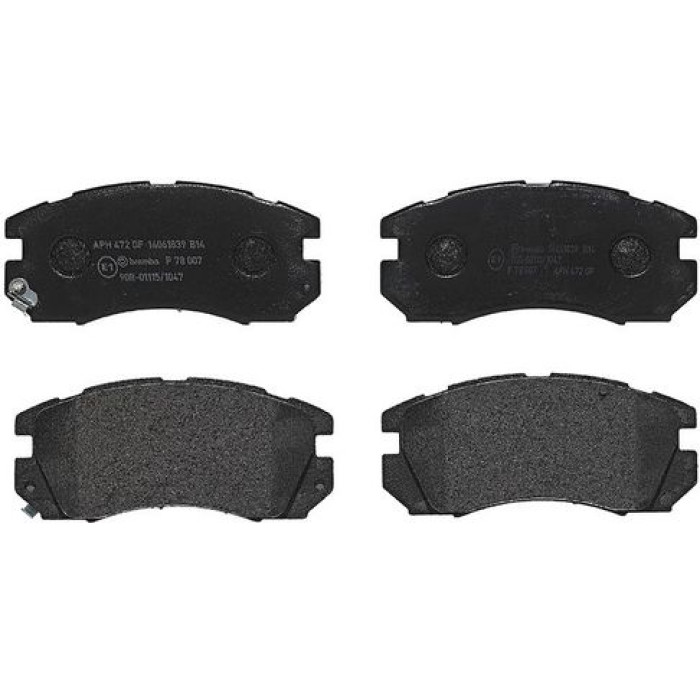 Brembo P 78 007 Bremsbelagsatz, Scheibenbremse PRIME LINE Brembo P 78 007 Bremsbelagsatz, Scheibenbremse PRIME LINE