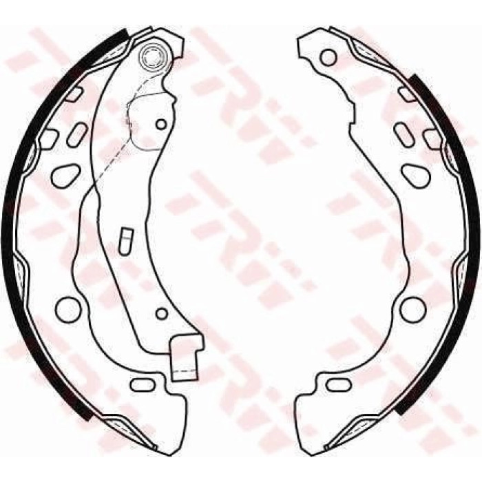 TRW GS8455 Bremsbackensatz TRW GS8455 Bremsbackensatz