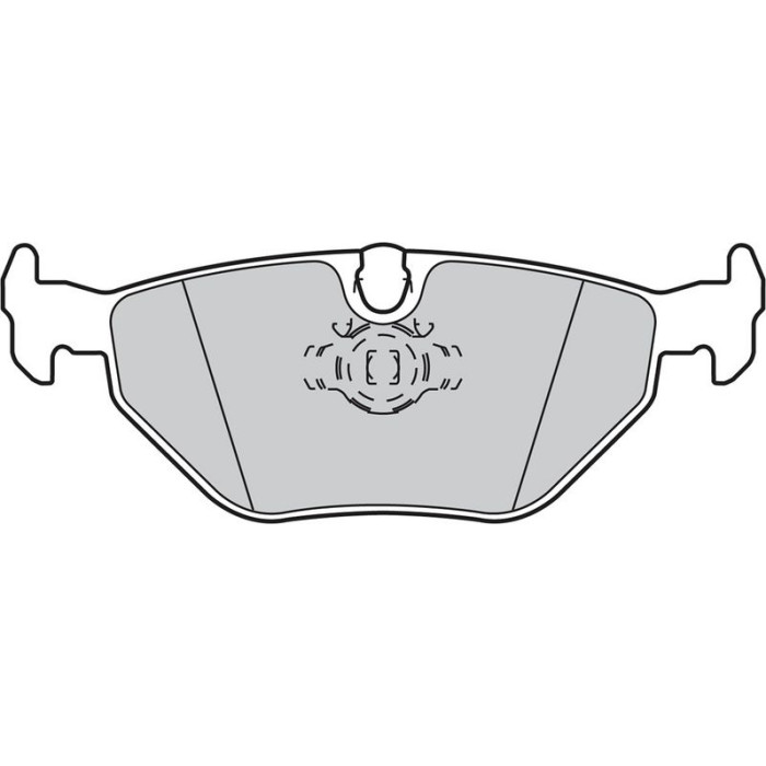 Valeo 598311 Bremsbelagsatz, Scheibenbremse Valeo 598311 Bremsbelagsatz, Scheibenbremse