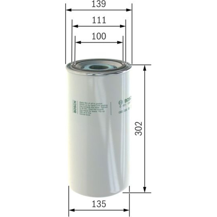 BOSCH 0 451 104 013 Ölfilter BOSCH 0 451 104 013 Ölfilter