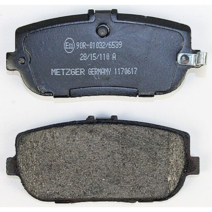 Metzger 1170617 Bremsbelagsatz, Scheibenbremse Metzger 1170617 Bremsbelagsatz, Scheibenbremse