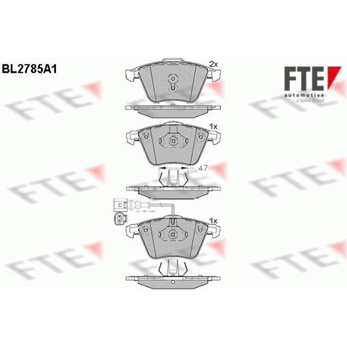 Bremsbelagsatz, Scheibenbremse 9010980 Bremsbelagsatz, Scheibenbremse 9010980